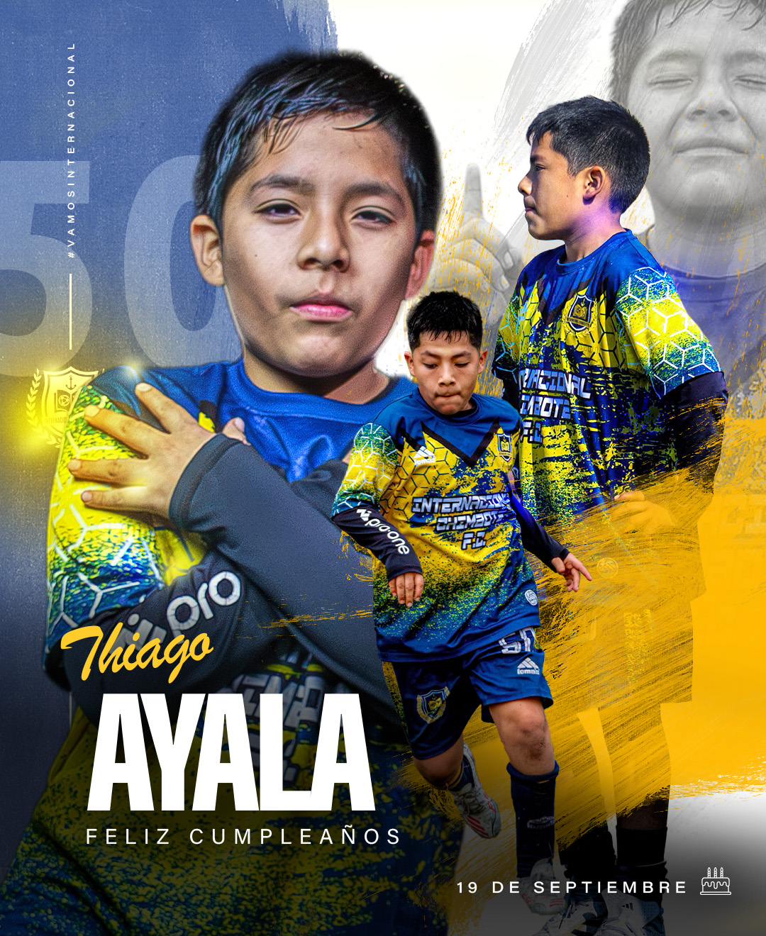 FELIZ CUMPLEAÑOS THIAGO